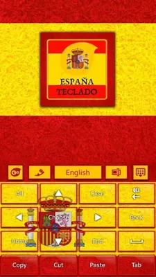 Spain Flag Go Keyboard android App screenshot 0